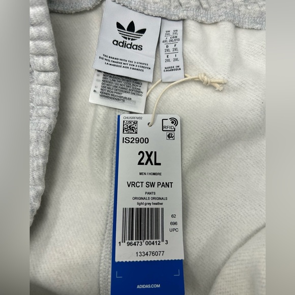 MEN'S ADIDAS ORIGINALS VRCT PULLOVER HOODIE & SWEATPANTS SIZE 2X - Picture 13 of 13